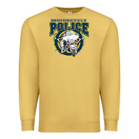 Antique Gold motorcycle police law enforcement Premium Sweatshirt - linhVisuals