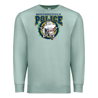 Seafoam motorcycle police law enforcement Premium Sweatshirt - linhVisuals