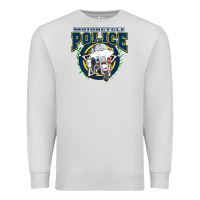 Dove Grey motorcycle police law enforcement Premium Sweatshirt - linhVisuals