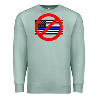 Seafoam anti police state tee Premium Sweatshirt - linhVisuals