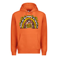 Carrot sunflower sports rainbow Premium Hoodie - RacoonDesign