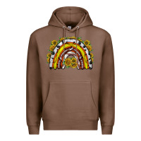 Chestnut sunflower sports rainbow Premium Hoodie - RacoonDesign