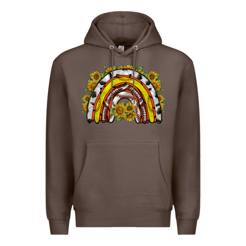 Sunflower Sports Rainbow Premium Hoodie by RacoonDesign | Teevron