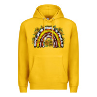 Lemon sunflower sports rainbow Premium Hoodie - RacoonDesign