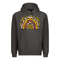 Smoke sunflower sports rainbow Premium Hoodie - RacoonDesign