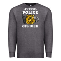 Charcoal Heather kids future police officer policeman Premium Sweatshirt - linhVisuals