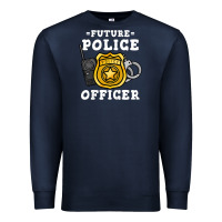 Navy kids future police officer policeman Premium Sweatshirt - linhVisuals