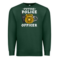 Sports Green kids future police officer policeman Premium Sweatshirt - linhVisuals