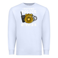 White kids future police officer policeman Premium Sweatshirt - linhVisuals