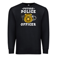 Black kids future police officer policeman Premium Sweatshirt - linhVisuals