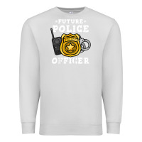 Dove Grey kids future police officer policeman Premium Sweatshirt - linhVisuals