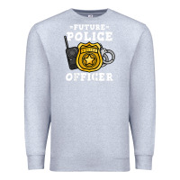 Heather Grey kids future police officer policeman Premium Sweatshirt - linhVisuals