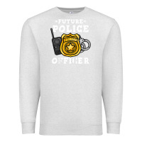 Oatmeal Heather kids future police officer policeman Premium Sweatshirt - linhVisuals