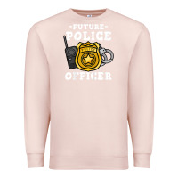 Pale Pink kids future police officer policeman Premium Sweatshirt - linhVisuals