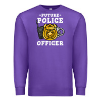Purple kids future police officer policeman Premium Sweatshirt - linhVisuals