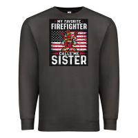 Smoke my favorite firefighter calls me sister. Premium Sweatshirt - linhVisuals
