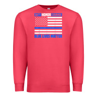 Cardinal blue lives matter for police officer Premium Sweatshirt - linhVisuals