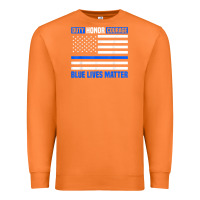 Carrot blue lives matter for police officer Premium Sweatshirt - linhVisuals