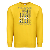 Lemon boston police shirt saint michael police officer prayer Premium Sweatshirt - linhVisuals