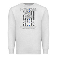Oatmeal Heather boston police shirt saint michael police officer prayer Premium Sweatshirt - linhVisuals