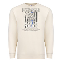 Sandshell boston police shirt saint michael police officer prayer Premium Sweatshirt - linhVisuals