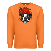 Carrot boston terrier firefighter boston terrier dog lover premium Premium Sweatshirt - linhVisuals
