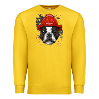 Lemon boston terrier firefighter boston terrier dog lover premium Premium Sweatshirt - linhVisuals