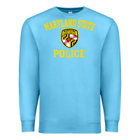 Ocean Blue maryland state police Premium Sweatshirt - linhVisuals