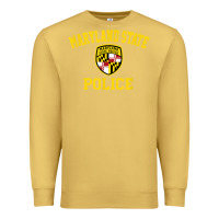 Antique Gold maryland state police Premium Sweatshirt - linhVisuals