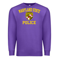 Purple maryland state police Premium Sweatshirt - linhVisuals