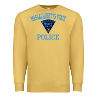 Antique Gold massachusetts state police Premium Sweatshirt - linhVisuals