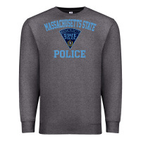 Charcoal Heather massachusetts state police Premium Sweatshirt - linhVisuals