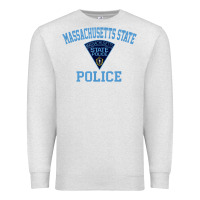 Oatmeal Heather massachusetts state police Premium Sweatshirt - linhVisuals