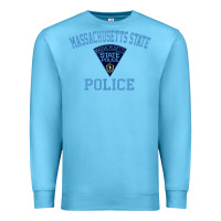 Ocean Blue massachusetts state police Premium Sweatshirt - linhVisuals