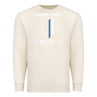 Sandshell national police week shirt in memory and honor us flag Premium Sweatshirt - linhVisuals