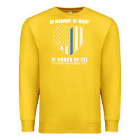 Lemon national police week shirt in memory and honor us flag Premium Sweatshirt - linhVisuals