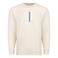 Sandshell national police week shirt vintage blue line american flag Premium Sweatshirt - linhVisuals