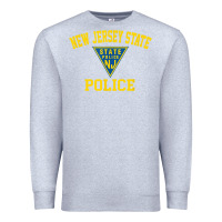 Heather Grey new jersey state police Premium Sweatshirt - linhVisuals