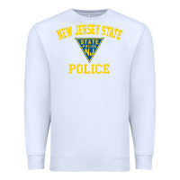 White new jersey state police Premium Sweatshirt - linhVisuals