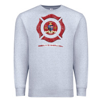 Heather Grey new orleans firefighter shirt firefighter gifts louisiana Premium Sweatshirt - linhVisuals