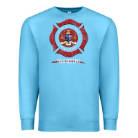 Ocean Blue new orleans firefighter shirt firefighter gifts louisiana Premium Sweatshirt - linhVisuals