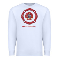 White new orleans firefighter shirt firefighter gifts louisiana Premium Sweatshirt - linhVisuals
