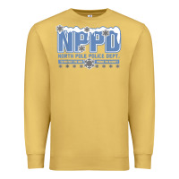 Antique Gold north pole police department Premium Sweatshirt - linhVisuals