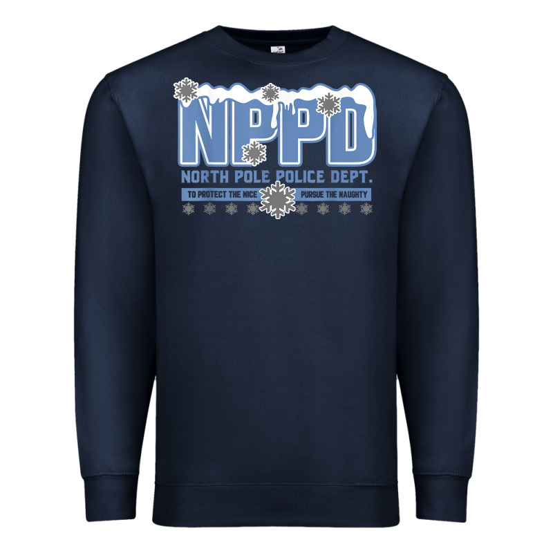 North Pole Police Department Premium Sweatshirt by linhVisuals | Teevron