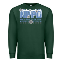Sports Green north pole police department Premium Sweatshirt - linhVisuals