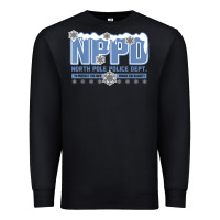 Black north pole police department Premium Sweatshirt - linhVisuals