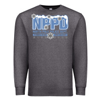 Charcoal Heather north pole police department Premium Sweatshirt - linhVisuals