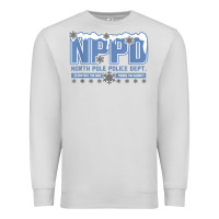 Dove Grey north pole police department Premium Sweatshirt - linhVisuals