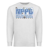 Oatmeal Heather north pole police department Premium Sweatshirt - linhVisuals