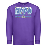 Purple north pole police department Premium Sweatshirt - linhVisuals
